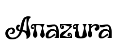 Anazura Font Image
