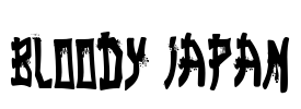 Bloody Japan Font Image