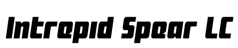Intrepid Spear LC Font Image