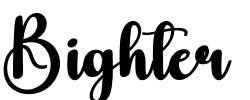Bighter Font Image