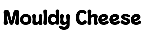 Mouldy Cheese Font Image