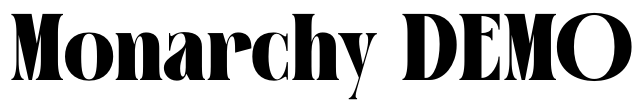 Monarchy DEMO Font Image