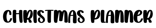 Christmas Planner
