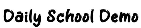 Daily School Demo Font Image