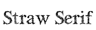 Straw Serif Font Image