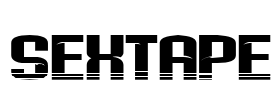 Sextape Font Image