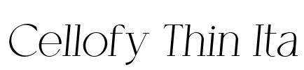 Cellofy Thin Ita