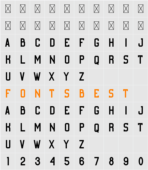 Roters Character Map