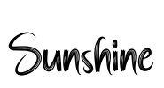 Sunshine Font Image