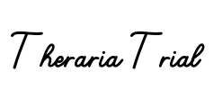 Theraria Trial Font Image