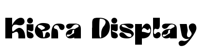 Kiera Display Font Image