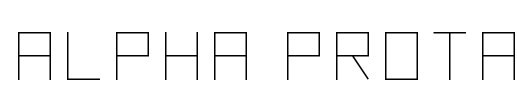 Alpha Prota Font Image