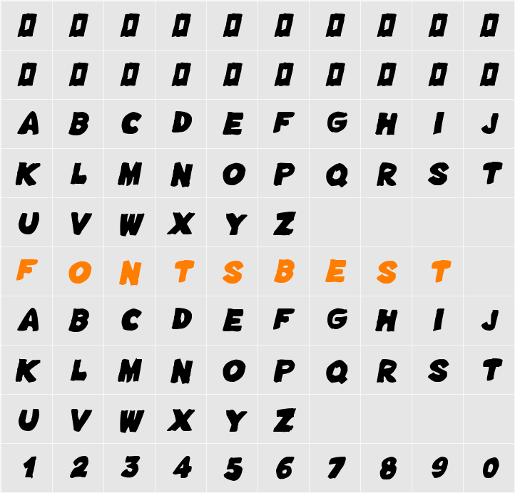 Free Cheese Character Map