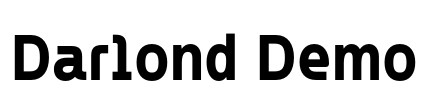 Darlond Demo Font Image