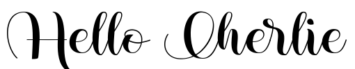 Hello Cherlie Font Image