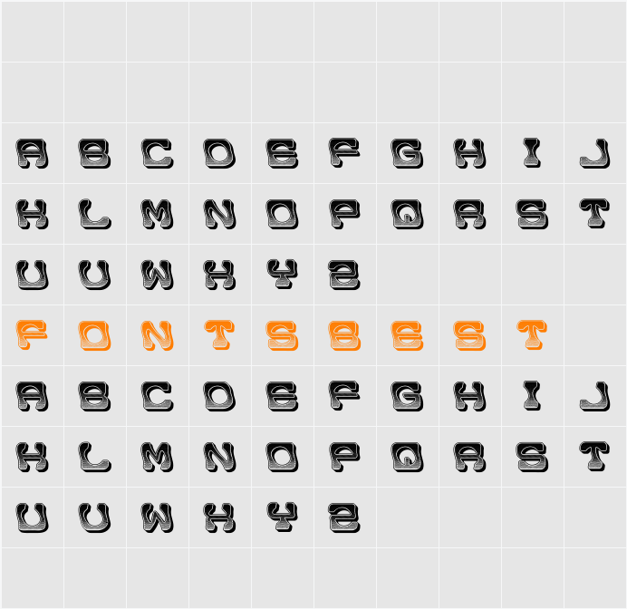 Anabela Character Map