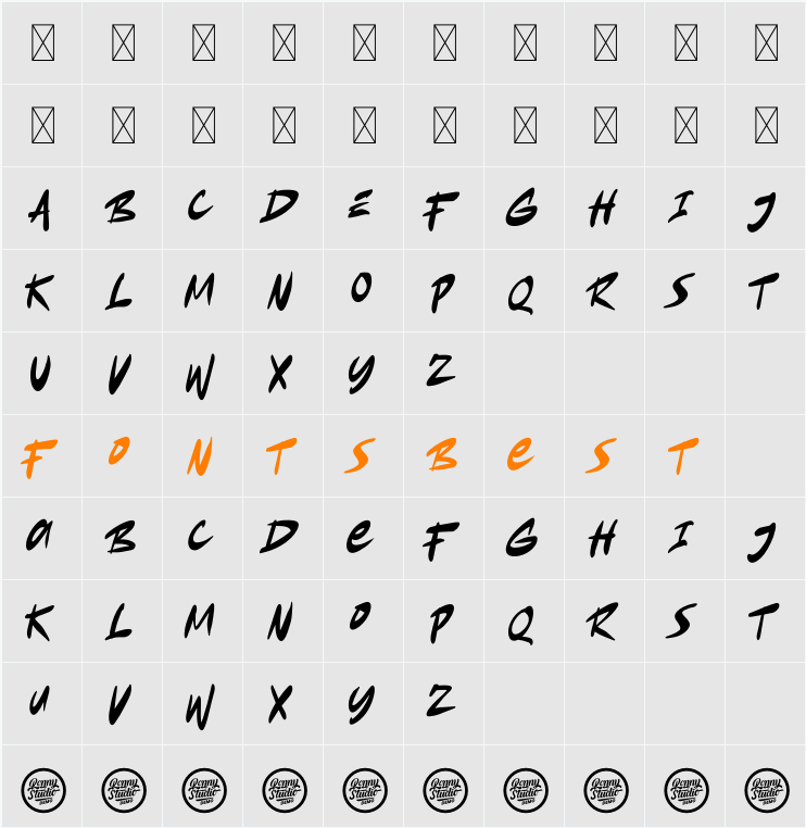 Eramore DEMO Character Map