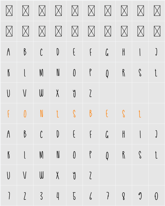 Lovenow Character Map