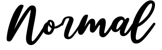 Normal Font Image