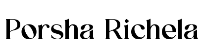 Porsha Richela Font Image