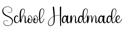 School Handmade Font Image