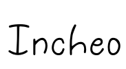 Incheo Font Image