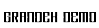 Grandex DEMO Font Image