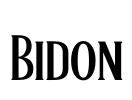 Bidon Font Image