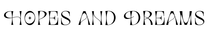 Hopes and Dreams Font Image