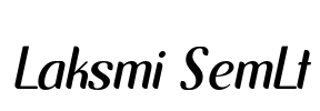 Laksmi SemLt Font Image