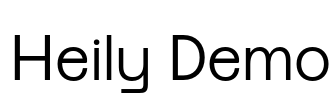 Heily Demo Font Image