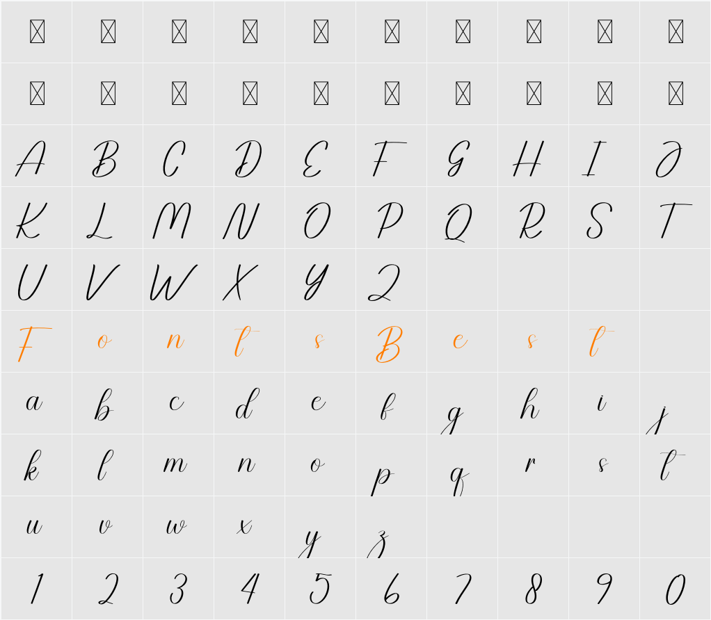 Sporty Character Map