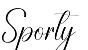 Sporty Font Image