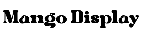 Mango Display Font Image