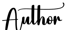 Author Font Image