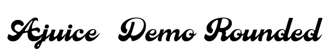 Ajuice_Demo Rounded Font Image