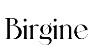 Birgine Font Image