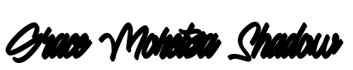 Grace Moretza Shadow Font Image