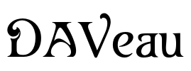 DAVeau Font Image