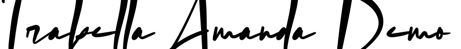 Irabella Amanda Demo Font Image
