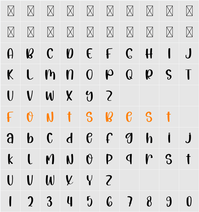 Bedtime Character Map