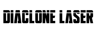 DiaClone Laser Font Image