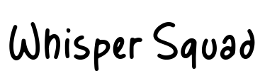 Whisper Squad Font Image