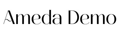Ameda Demo Font Image