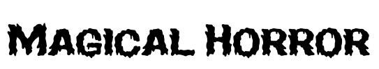 Magical Horror Font Image
