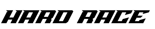 Hard Race Font Image