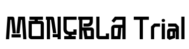 MONCBLA Trial Font Image