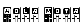Hola Mota Font Image
