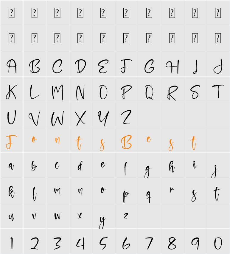 trevolak Character Map