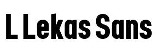 L Lekas Sans Font Image